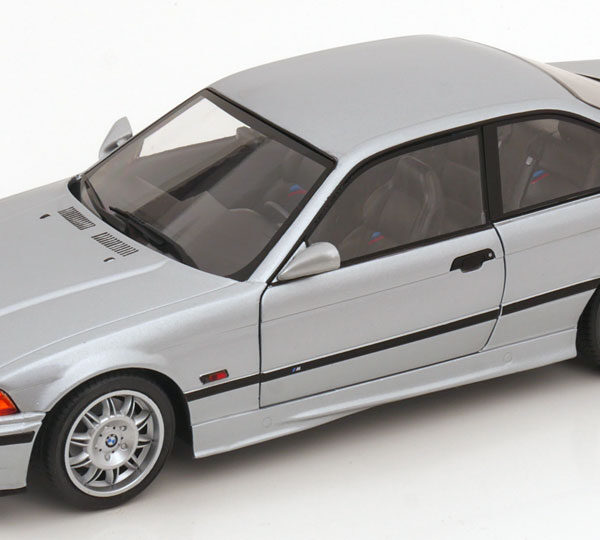 BMW M3 (E36) Coupe 1990 Zilver 1-18 Solido