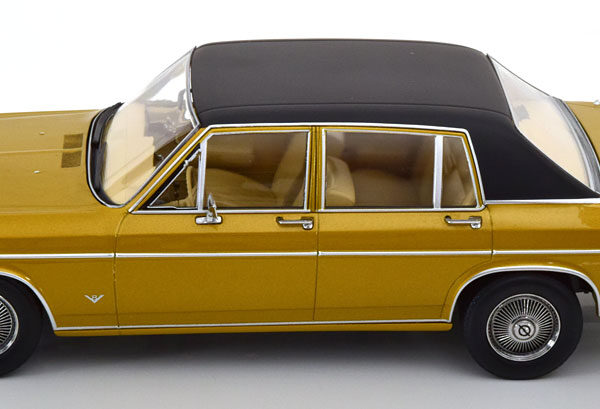 Opel Diplomat V8 1969 Goud Metallic / Zwart 1-18 Norev Limited 1000 Pieces