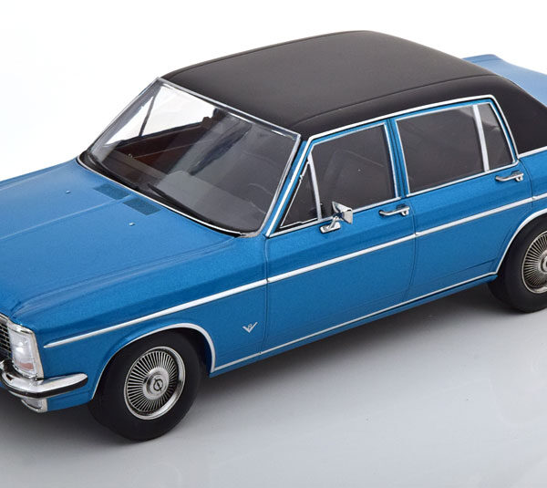 Opel Diplomat V8 1969 Blauw Metallic / Zwart 1-18 Norev Limited 1000 Pieces