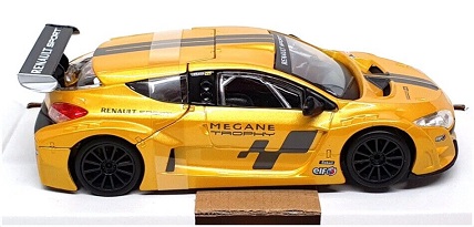 Renault Megane Trophy 2005 Geel Metallic 1-24 Burago