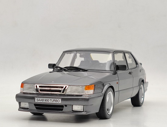 Saab 900 Turbo T16 Airflow 1988 Grijs Metallic 1/18 DNA Collectibles (Resin)