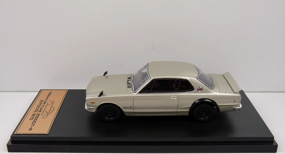 Nissan Skyline 2000 GT-R (KPGC10) 1970 Grijs Metallic 1-43 Altaya Premium Japans Collection