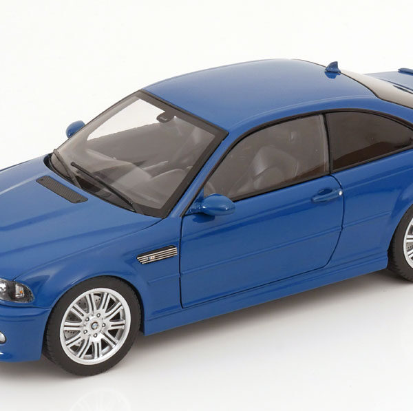 BMW M3 (E46) 2000 Blauw 1-18 Norev Limited 1000 Pieces