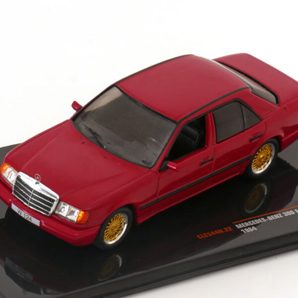 Mercedes-Benz 300E (W124) Limousine 1984 Rood 1-43 Ixo Models