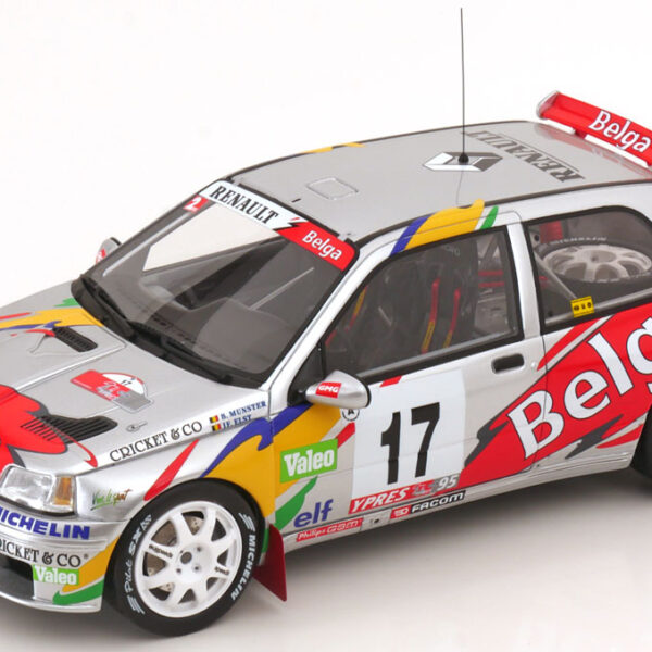 Renault Clio Maxi Kit Car No.17, Rally Ypres 1995 Munster/Elst 1-18 Ottomobile Limited 2500 Pieces