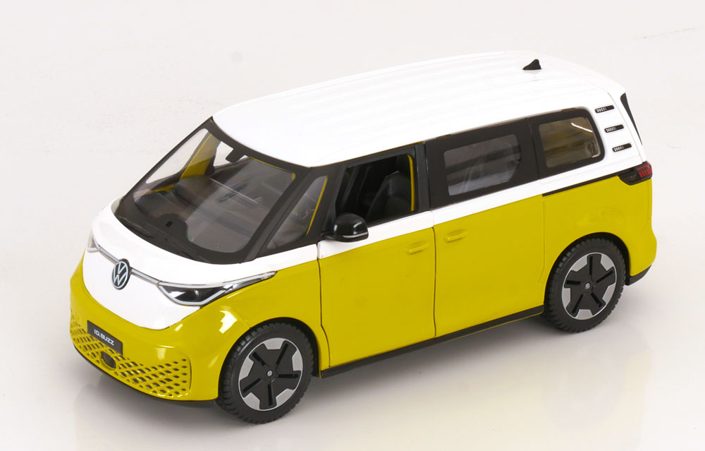 Volkswagen ID.Buzz 2023 Wit / Geel 1-24 Maisto