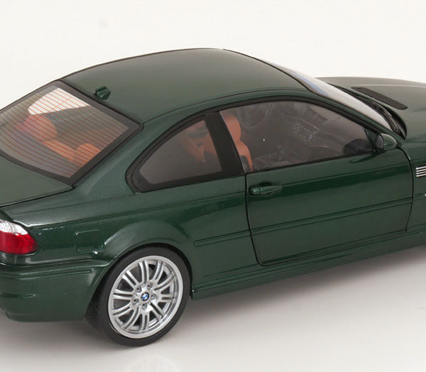 BMW M3 (E46) Coupe 2000 Groen Metallic 1-18 Solido