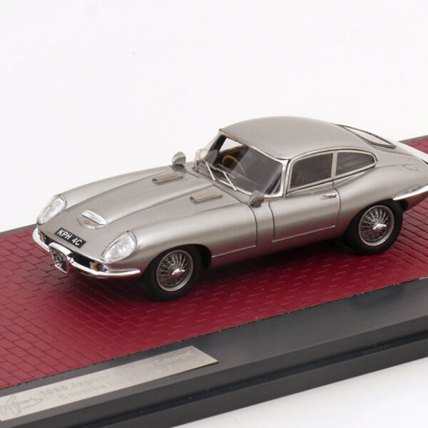 Jaguar E-Type Coupe "Coombs Frua" 1966 Zilver 1-43 Matrix Scale Models Limited 199 Pieces