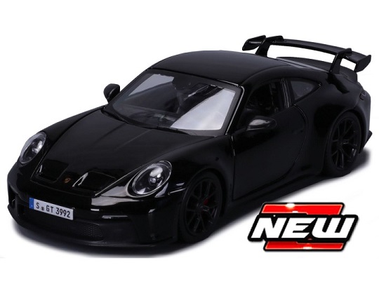 Porsche 911 GT3 2021 (992) Exclusive Edition Zwart 1-24 Burago