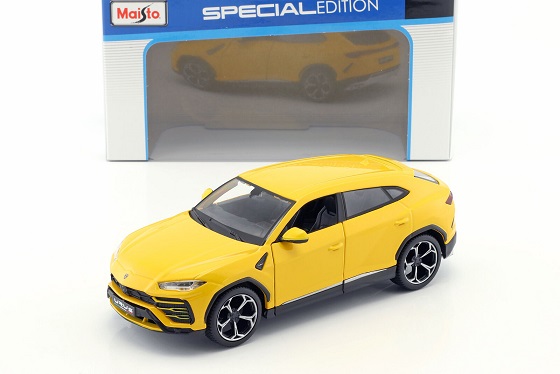 Lamborghini Urus 2018 Geel 1:24 Maisto