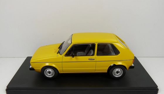 Volkswagen Golf I 1978 Geel 1-24 Altaya Amerikanen Collection