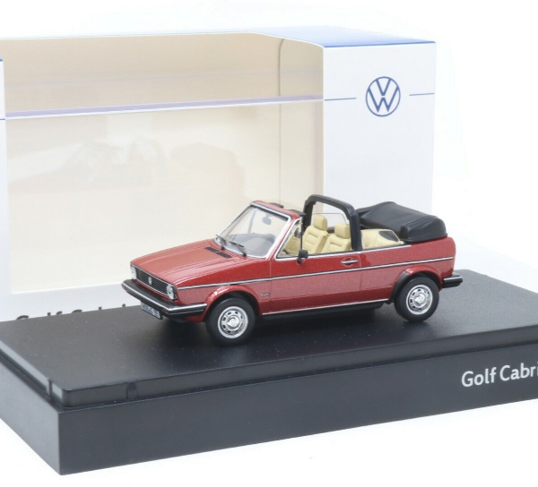 Volkswagen Golf I Cabriolet (1978) Indiana Red 1-43 Norev (Dealer)