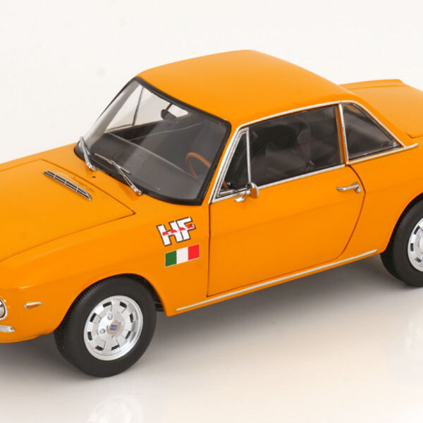 Lancia Fulvia 1600 HF 1971 Oranje 1-18 Norev Limited 1000 Pieces