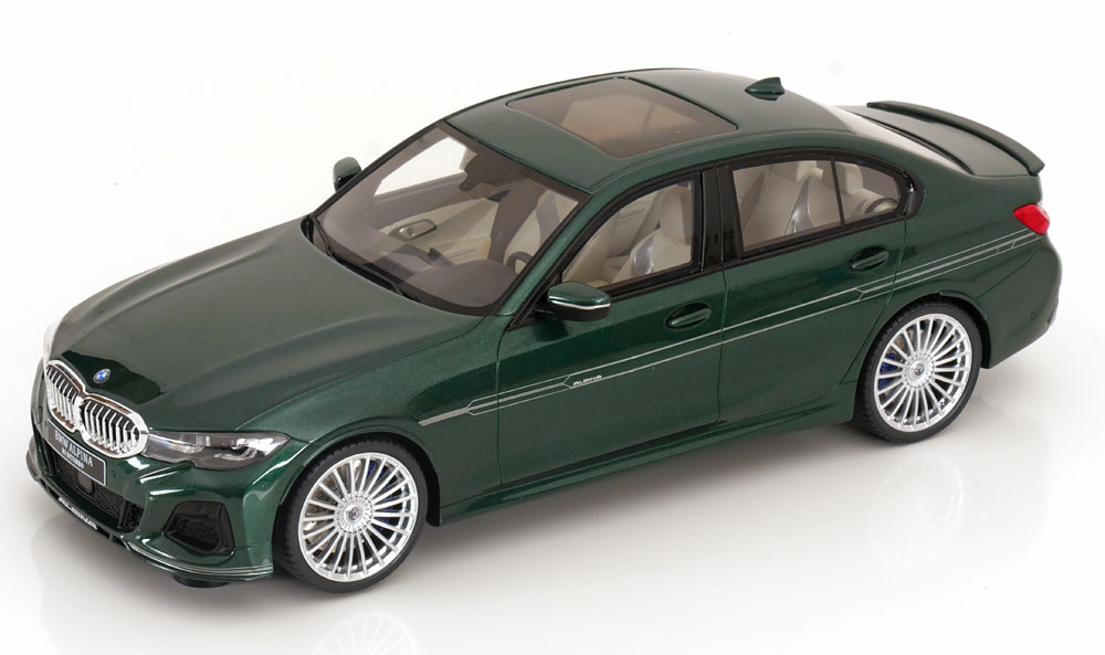 BMW Alpina B3 Biturbo Sedan 2019 Groen Metallic 1-18 GT Spirit (Resin)