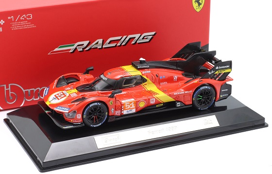 Ferrari 499P #51 Winner 24Hrs Le Mans 2023 Pier Guidi, Calado, Giovinazzi 1:43 Burago Racing Series