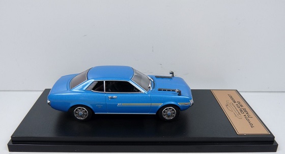 Toyota Celica 1600GT (TA22) 1970 Lichtblauw Metallic 1-43 Altaya Premium Japans Collection