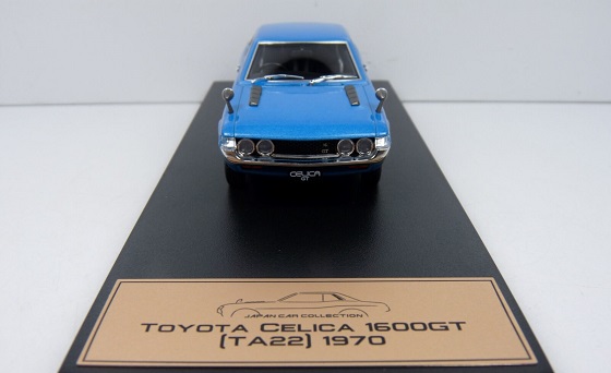 Toyota Celica 1600GT (TA22) 1970 Lichtblauw Metallic 1-43 Altaya Premium Japans Collection