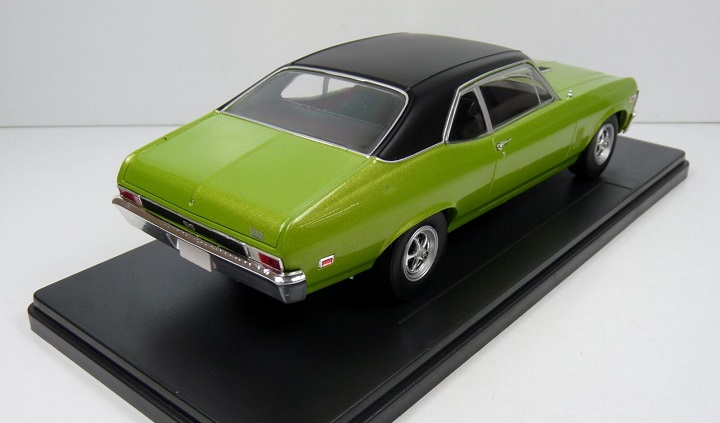 Chevrolet Nova SS 1970 Groen Metallic 1-24 Altaya Amerikanen Collection