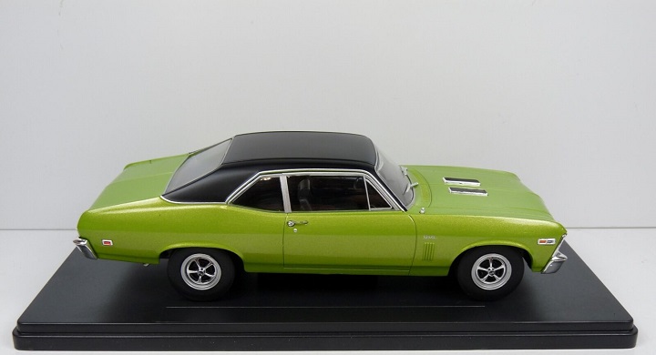 Chevrolet Nova SS 1970 Groen Metallic 1-24 Altaya Amerikanen Collection