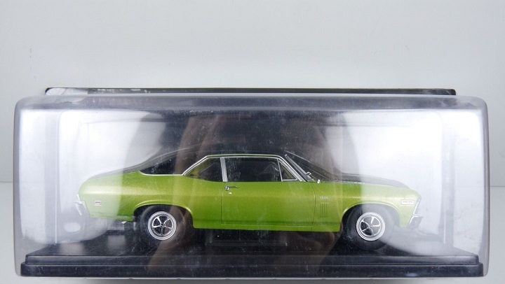 Chevrolet Nova SS 1970 Groen Metallic 1-24 Altaya Amerikanen Collection