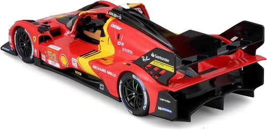 Ferrari 499P #51 Winner 24Hrs Le Mans 2023 Pier Guidi, Calado, Giovinazzi 1:24 Burago Racing Series