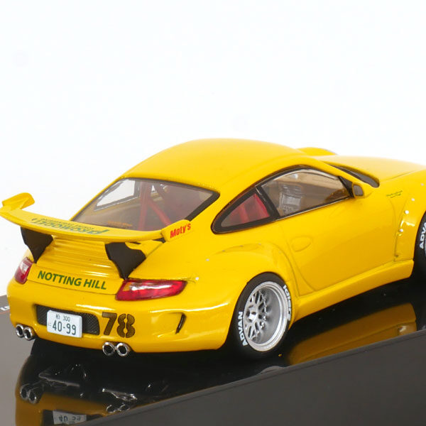 Porsche 911 (997) RWB Rauh-Welt Notting Hill Yellow 1:43 Ixo Models