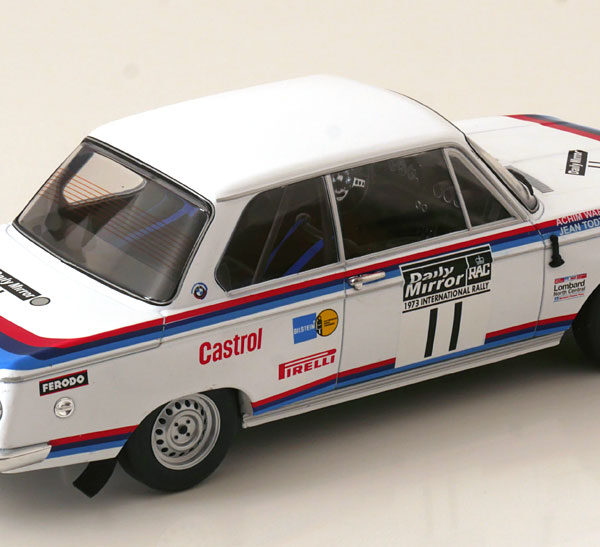 BMW 2002 No.11, RAC Rally 1973 Warmbold/Todt 1-18 Ixo Models