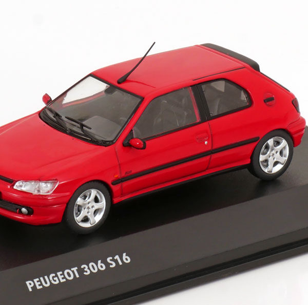 Peugeot 306 S16 2002 Rood 1-43 Solido