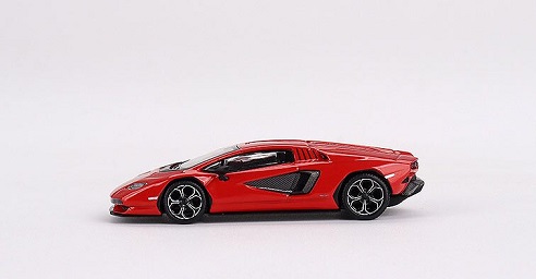 Lamborghini Countach LPI 800-4 2023 Rood Metallic 1-64 Mini GT