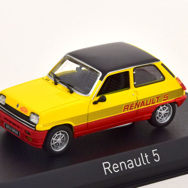 Renault 5 TS Monte Carlo 1978 Geel / Rood / Zwart 1-43 Norev