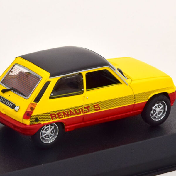 Renault 5 TS Monte Carlo 1978 Geel / Rood / Zwart 1-43 Norev