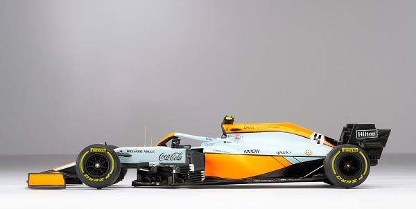 McLaren MCL35M #4 Monaco Grand Prix 2021 Lando Norris 1-18 Amalgam (Inkl.Vitrine) Limited 500 Pieces