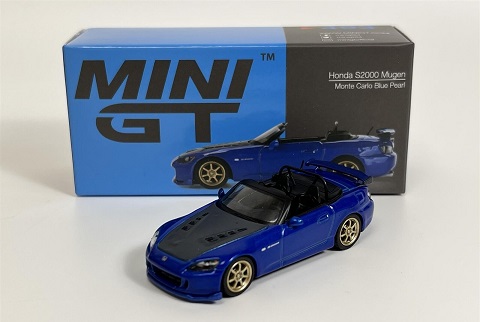 Honda S2000 (AP2) Mugen Monte Carlo (LHD) Pearl Blue 1-64 Mini GT