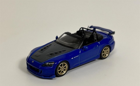 Honda S2000 (AP2) Mugen Monte Carlo (LHD) Pearl Blue 1-64 Mini GT