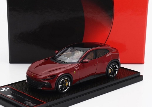 Ferrari Purosangue 2022 Rosso Mugello Metallic ( Donkerrood ) 1-43 BBR-Models Limited 60 Pieces