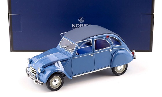 Citroen 2CV Azam 1966 Cyclades Blue 1-18 Norev Limited 200 Pieces