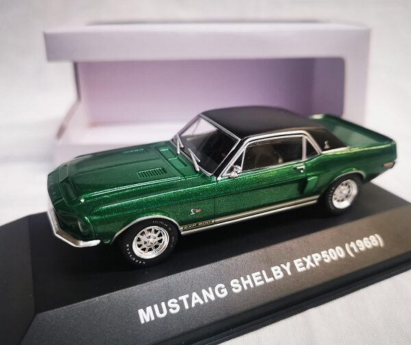 Shelby Mustang EXP500 1968 Groen Metallic / Zwart 1-43 Ixo Models ( made for the Mustang Garage )