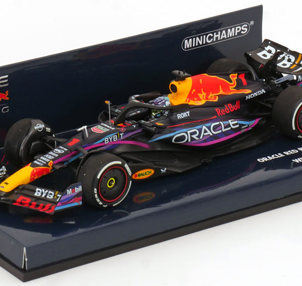 Oracle Red Bull Racing RB19 Winner GP Miami 2023 (USA) World Champion Max Verstappen 1-43 Minichamps Limited 432 Pieces