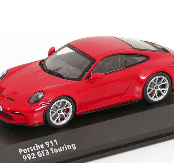 Porsche 911 (992) GT3 Touring 2021 Rood 1-43 Solido