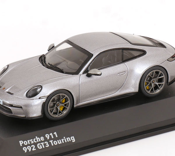 Porsche 911 (992) GT3 Touring 2021 Grijs Metallic 1-43 Solido