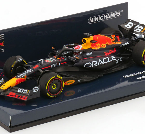 Oracle Red Bull Racing RB19 Winner GP Monaco 2023 Worldchampion Max Verstappen 1-43 Minichamps Limited 288 Pieces