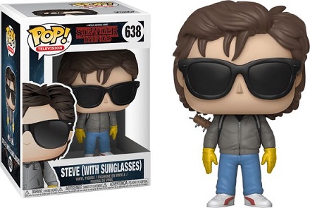 Funko Pop! Stranger Things Figure Steve (With Sunglasses) (Inkl.Protector) Funko