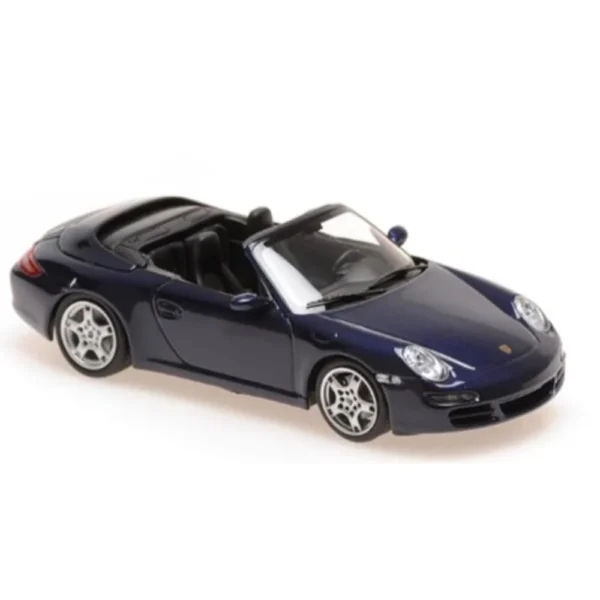 Porsche 911 Carrera S Cabriolet 2005 Blauw Metallic 1:43 Maxichamps