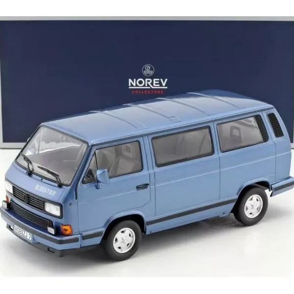 Volkswagen T3 Bus "Blue Star" 1992 Blauw 1-18 Norev Limited 1200 Pieces