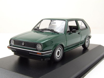 Volkswagen Golf II 1985 Groen Metallic 1:43 Maxichamps