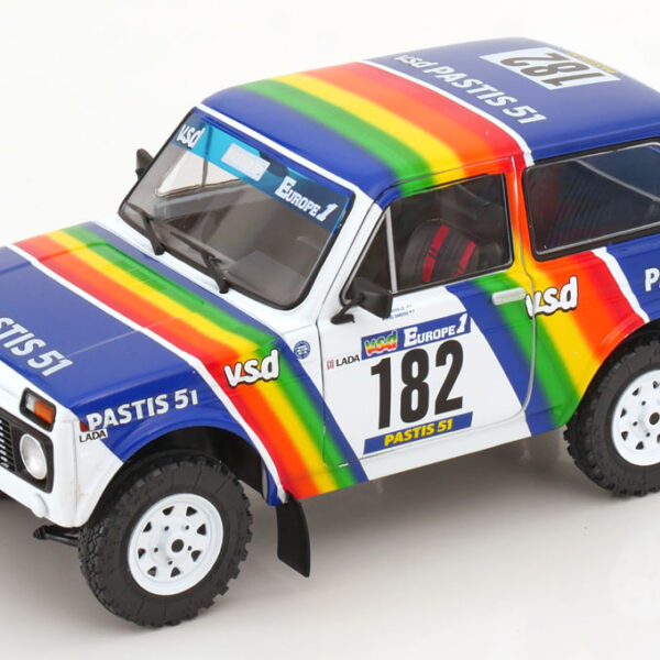 Lada Niva #182 Rallye Paris-Dakar 1982 Jean-Pierre Jabouille, Michel Sardou 1:18 Solido