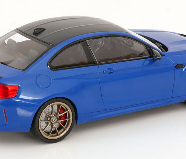 BMW M2 CS (F87) 2020 Blauw 1-18 Minichamps