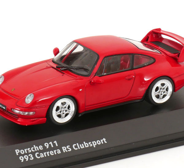 Porsche 911 (993) RS Clubsport 1993-1995 Rood 1-43 Solido