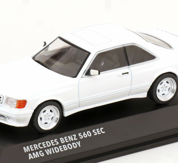 Mercedes-Benz 560 SEC (C126) 1990 AMG Widebody Wit 1-43 Solido