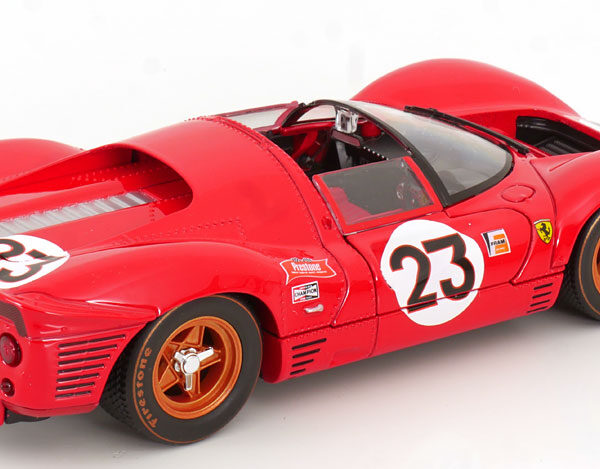 Ferrari 330 P4 #23 Winner 24 Hrs Daytona 1967 Rood 1-24 Burago Racing Series